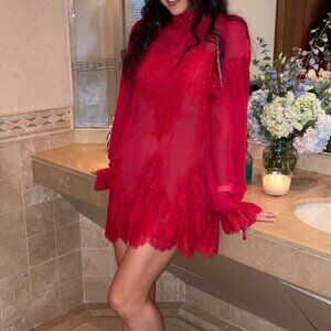 Queen 4 A Day Rouge Red Mini Dress M